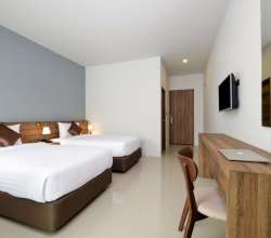 Deluxe  เตียงคู่ ติดสระว่ายน้ำ