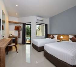 Deluxe  เตียงคู่ ติดสระว่ายน้ำ